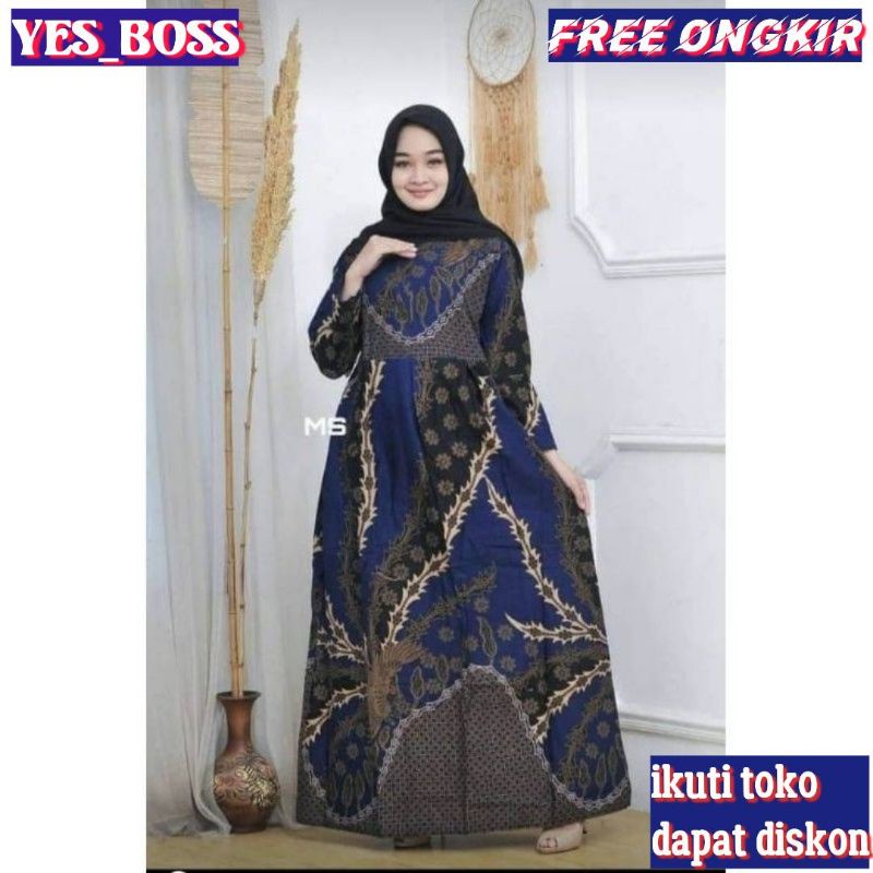 Gamis Batik Jumbo Ld 140 Gamis Jumbo Katun