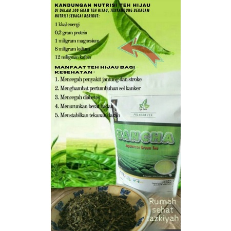 

Teh hijau premium Bancha