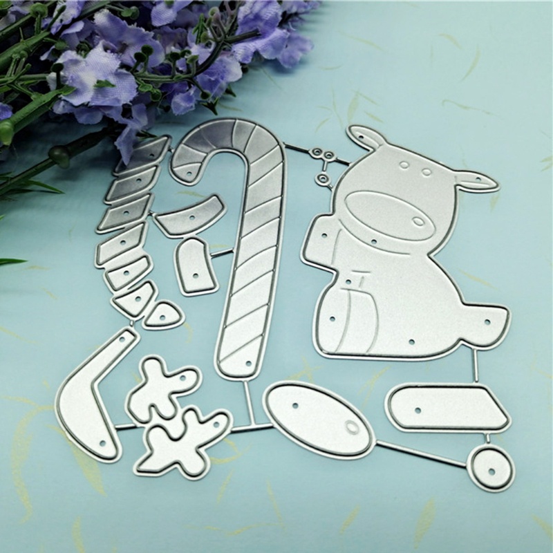 Templat Cutting Dies Embossing Tema Natal Untuk Dekorasi Scrapbooking Album