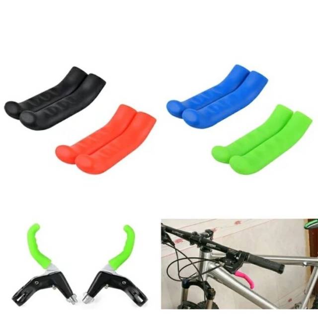 Vgvianshop Karet Handel Rem Sepeda Kondom Silicone Rubber Cover Pelindung Tuas Handle Brake Lever