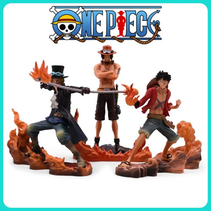 ONE PIECE Action Figure LUFFY ACE Panjangan Miniatur