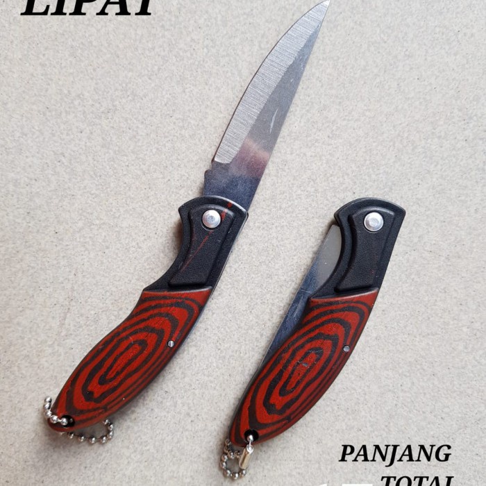 Pisau Lipat Motif Kayu 15 CM P3008