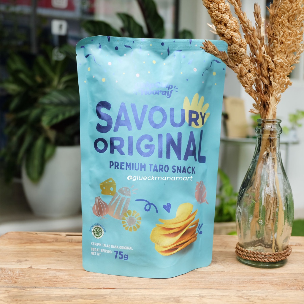 

Chip Chip Hooray Taro Snack Savoury Original 75gr