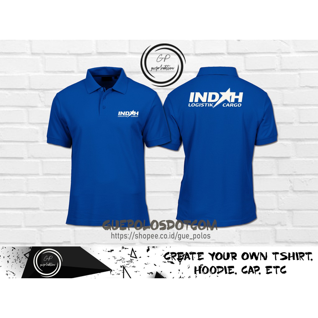 Poloshirt Kaos Polo Indah Logistik Cargo - Kaos Polo Indah Logistik Cargo - Kaos Kerah Kurir