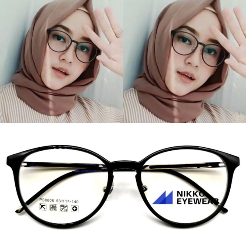 Frame Kacamata 8806 , Gratis Lensa Minus , Kacamata Antiradiasi, Kacamata Korea