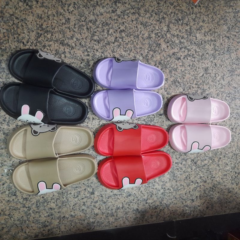 sendal slop cewek boneka/ sendal slop wanita fashion duluk 386 B