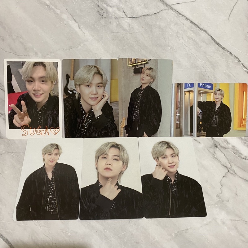 BTS permission to dance PTD MPC mini photocard pc special card spc suga yoongi