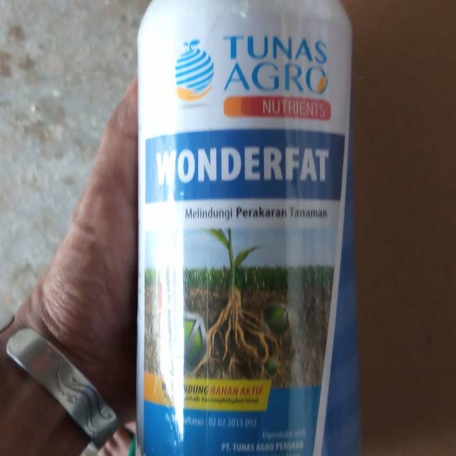 nutrisi tanaman WONDERFAT 1liter dari TUNAS AGRO