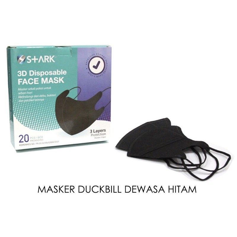 TERLARIS!! Masker Duckbill Face Mask 3PLY isi 50PCS 3D Disposable Face Mask 1 Box