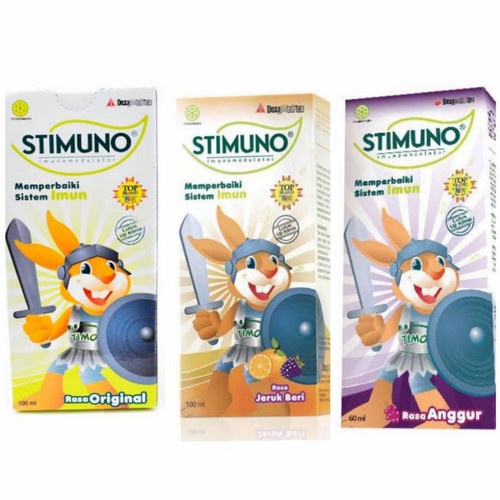 Stimuno Syrup 100ml Suplemen Daya Tahan Tubuh Anak ORIGINAL-BPOM