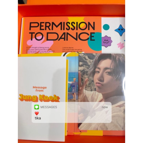 READY STOCK OFFICIAL BTS JUNGKOOK BUTTER PHOTOCARD MESSAGE CARD SET PEACHES VERSION