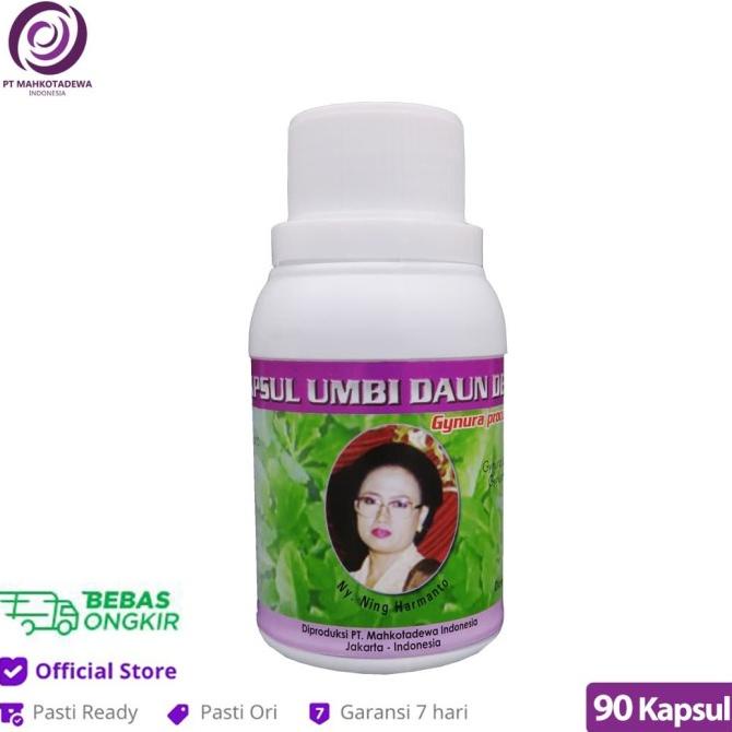 

BAYAR DITEMPAT Kapsul Umbi Daun Dewa 90 /OBAT HERBAL ASAM URAT/OBAT HERBAL PELANGSING/OBAT HERBAL KOLESTEROL/OBAT HERBAL DIABETES