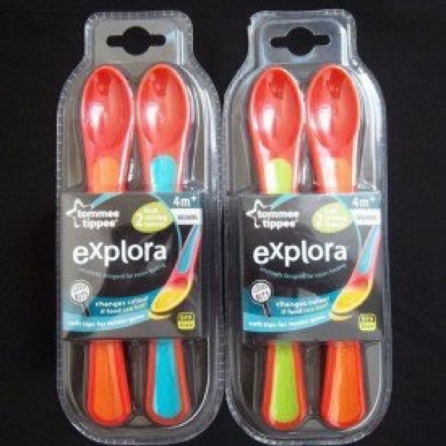 Tommee tippee heat sensor spoon/Sendok makan tommee tippee