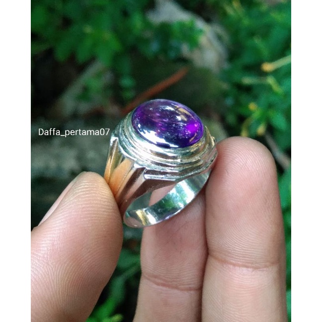 Batu Cincin Kecubung Amatis Kualitas top