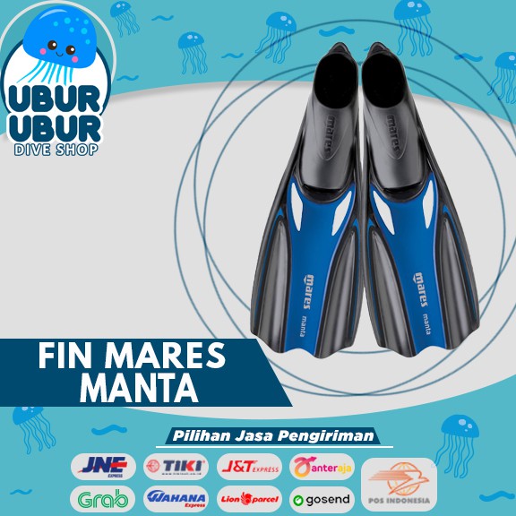 Fin Mares Full Foot Manta - Kaki Katak - Alat Snorkeling