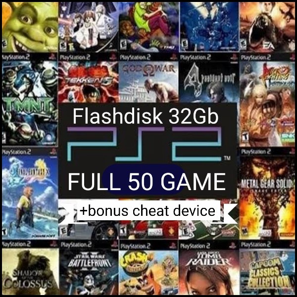 Flashdisk PS2 full game ORIGINAL Original original