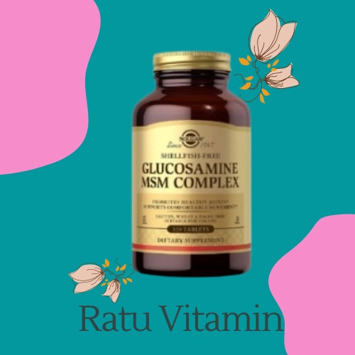 Solgar Glucosamine MSM Complex 120 Tablets