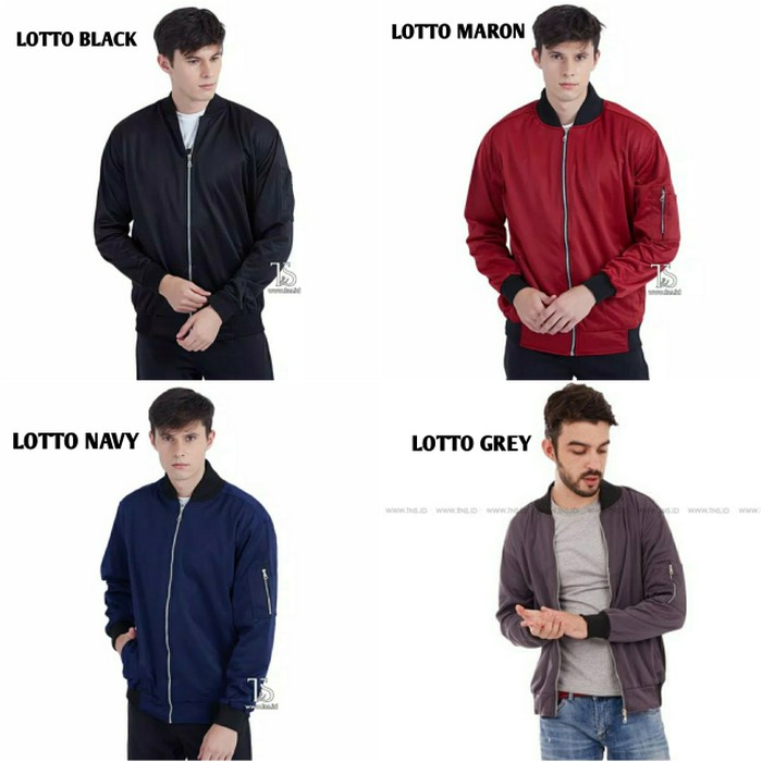 JAKET BOMBER PARKA WANITA JEANS COUPLE UNISEX CEWEK - Hitam