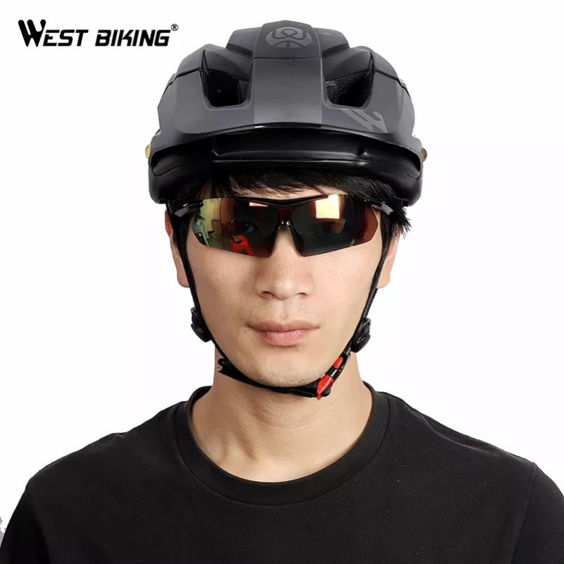 WEST BIKING Original Helm Sepeda Cycling Helmet Trail XC MTB