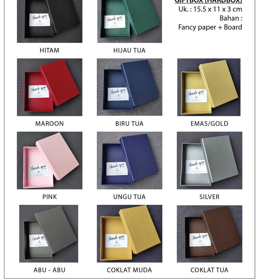 

Hot Sale - Kotak Kado/Kotak dompet uk. 15.5 x 11 x 3 cm +FREE PITA ~