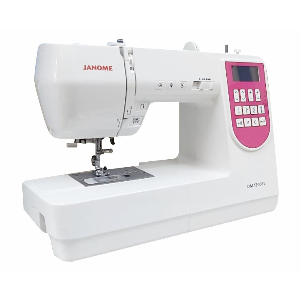 mesin jahit portable merk Janome type DM7200PL - pink