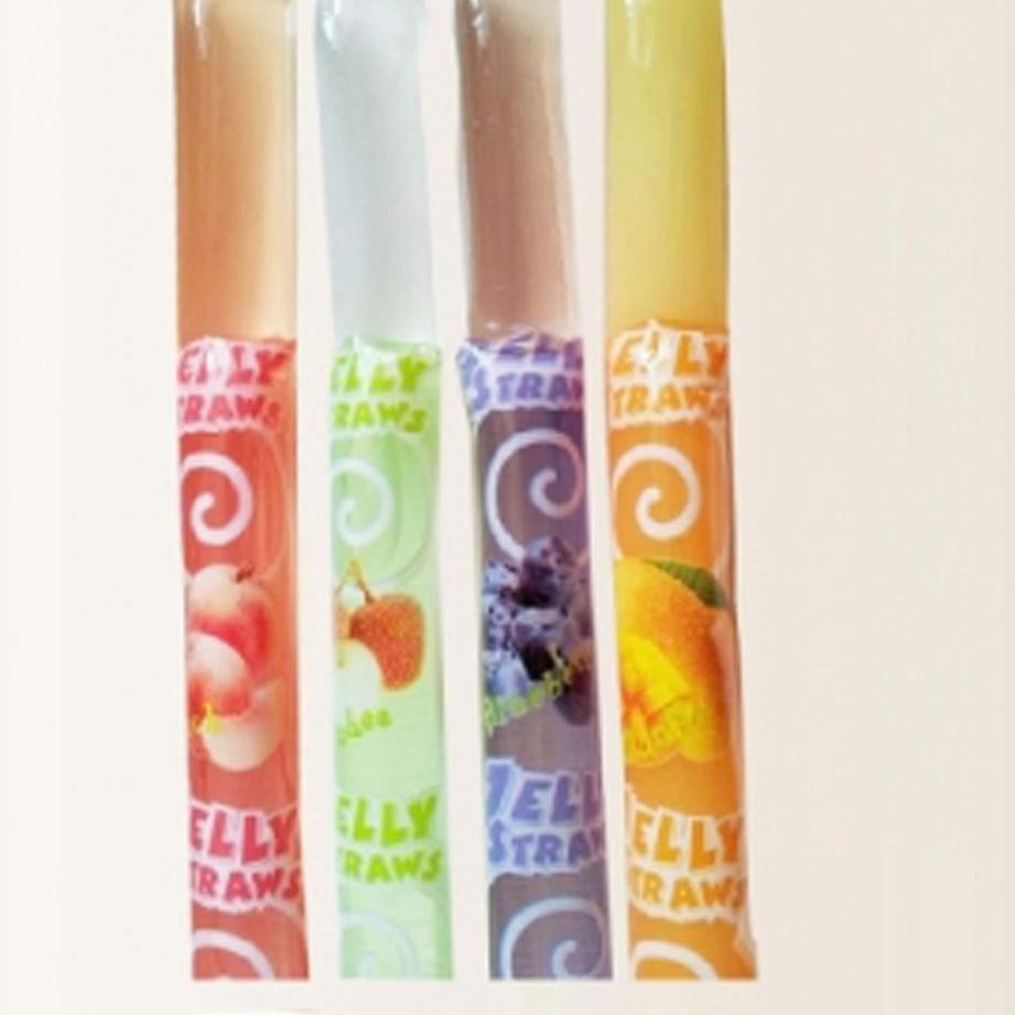 

1.1 COD [ECER] - Kidswell Jelly Straws Assorted Lychee / Mango / Peach / Blueberry Jelly straw