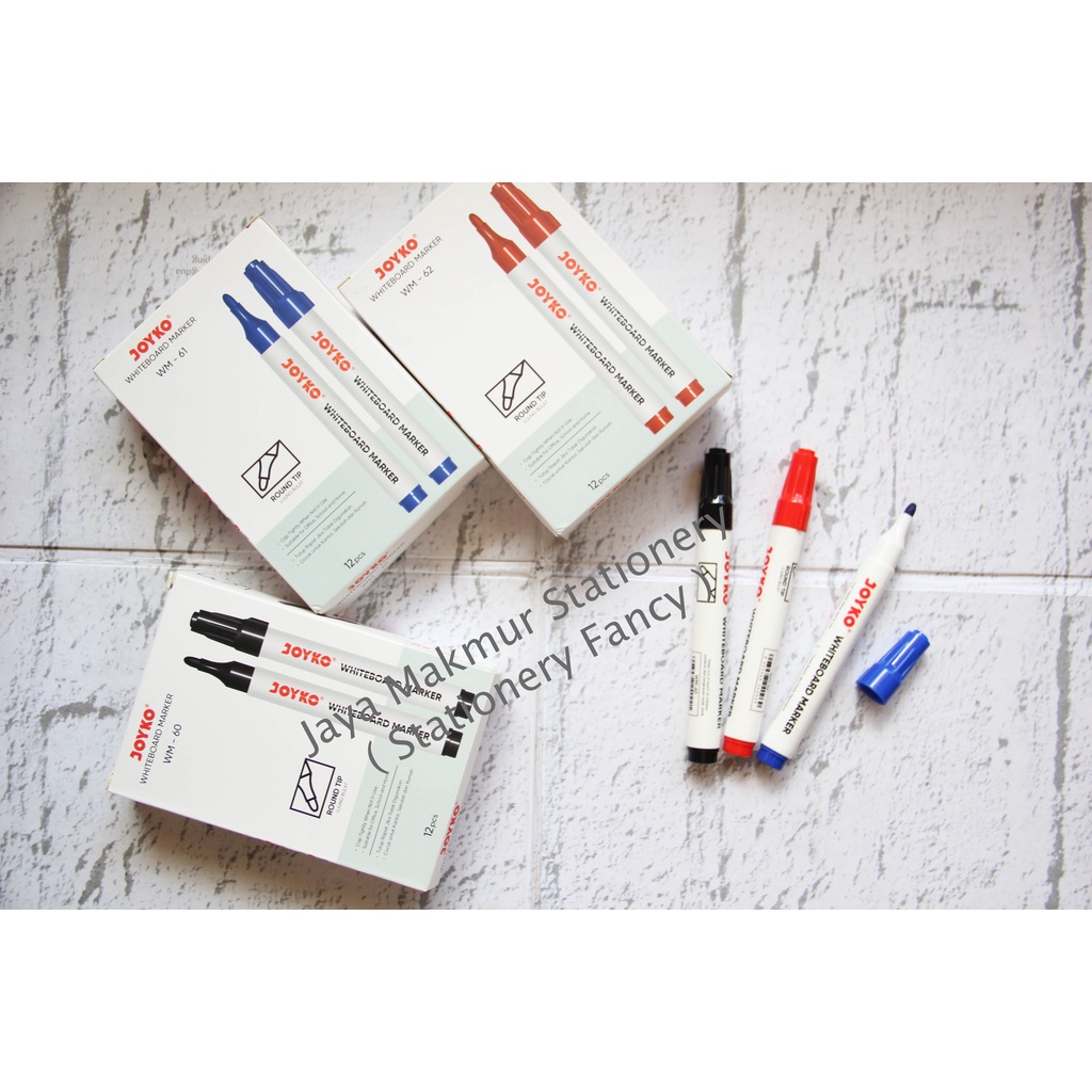 

Spidol Papan Tulis Whiteboard Marker Joyko WM-60 ~ 62 (Dapat Dihapus)