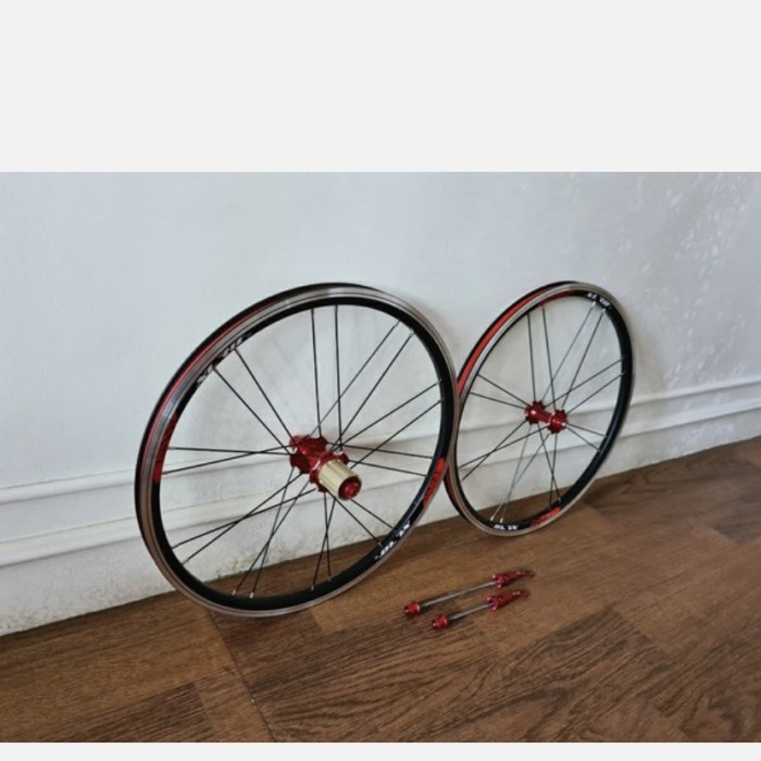 Wheelset sepeda lipat 20 inch murni 406 XLR8 jump hole