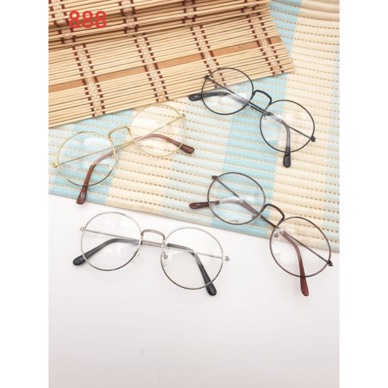 Frame Kacamata Gaya Fashion Harry Potter John Lenon Oph 888