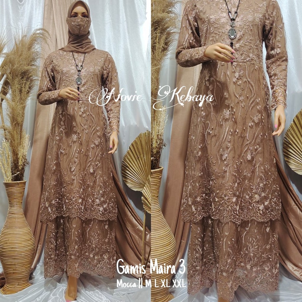 Gamis Tingkat  / Gamis Pesta Mewah / Gamis Modern / Gamis Brukat / Kebaya Modern / Gamis Busui