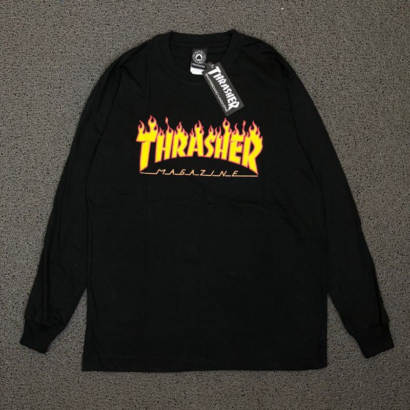 KAOS PANJANG THRASHER HIGH QUALITY HYPE FASHION PRIA