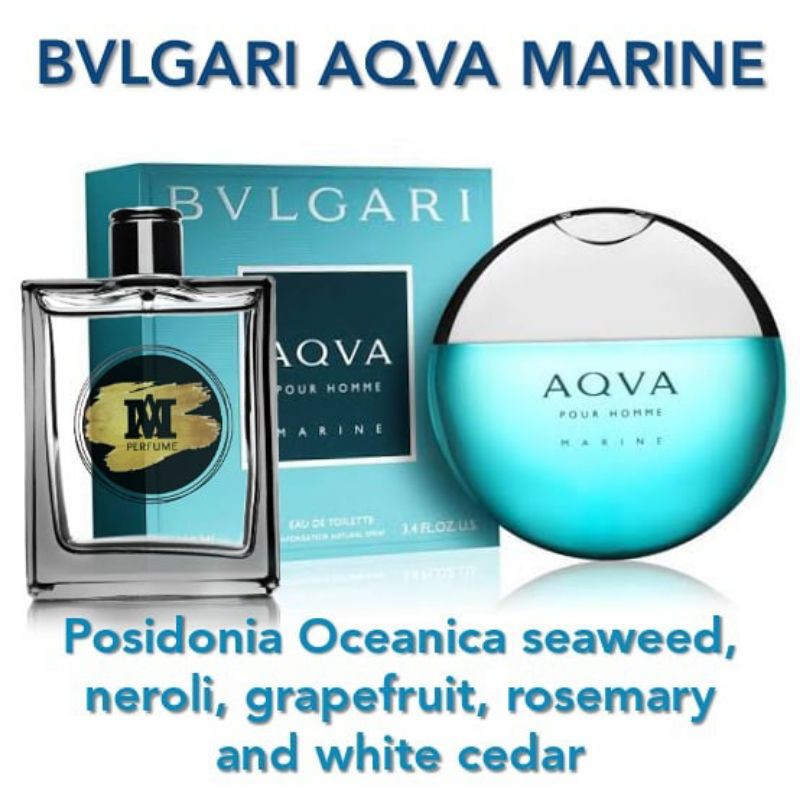 Premium Parfum Refill Bvlgari Aqua Marine 30ml - 55ml