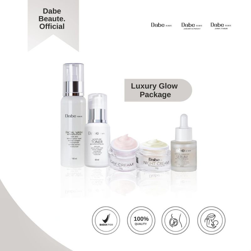 Dabe beaute luxury glow packagie