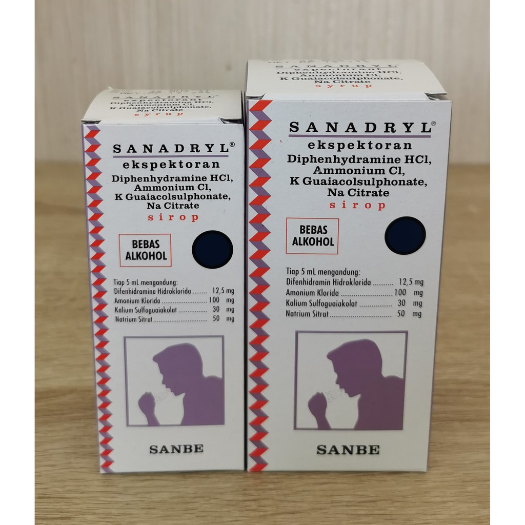 Sanadryl Ekspektoran Sirup 120ml