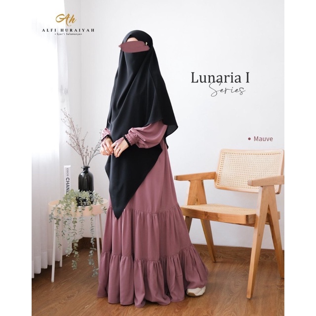 fk / french khimar lunaria by alfihuraiyah