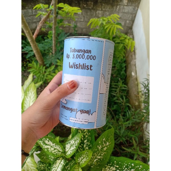 Celengan Kaleng Permanen Target Viral Celengan Tiktok