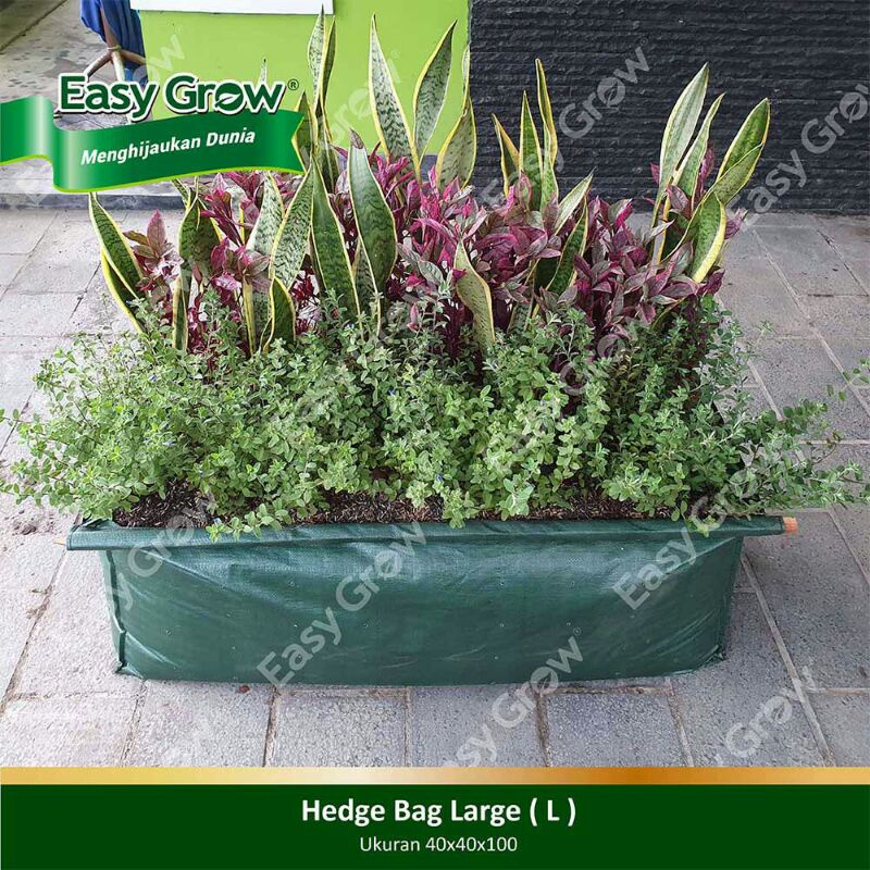 PLANTER BAG-PLANTER-HIJAU-SIZE L-PLANTERBAG-HEDGE BAG PLANTER-HEDGE BAG-HEDGE PLANTER BAG-HEDGE BAG 