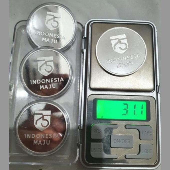 Hwt Silver Coin 1 Oz Indonesia Maju - Fine Silver 999