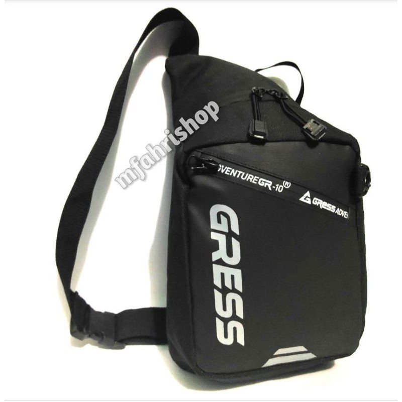 tas sling bag - slingbag pria Gress Adventure outdoor