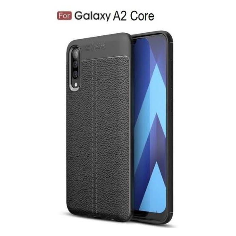 Autofocus Case Samsung A01/ A01 Core/ A2 Core SoftCase Hitam