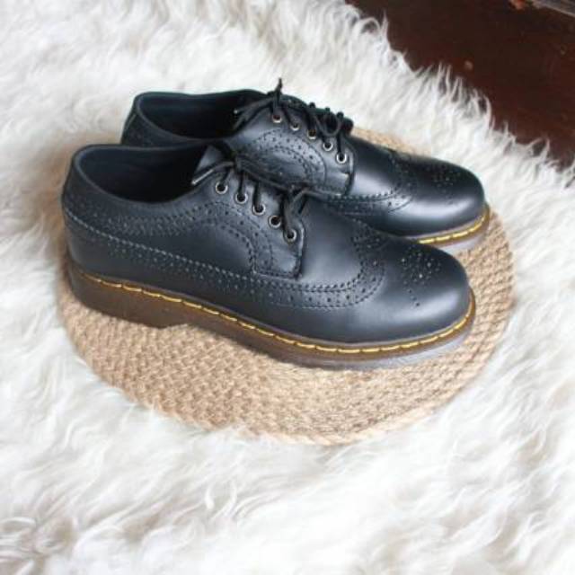 Sepatu Docmart model wingtif Kulit Asli/Docmart pria/sepatu docmart pria/docmart murah/docmart