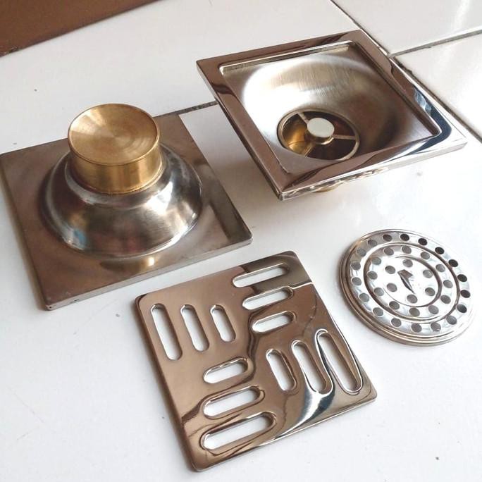 floor drain floor strainer saringan air kamar mandi model otomatis