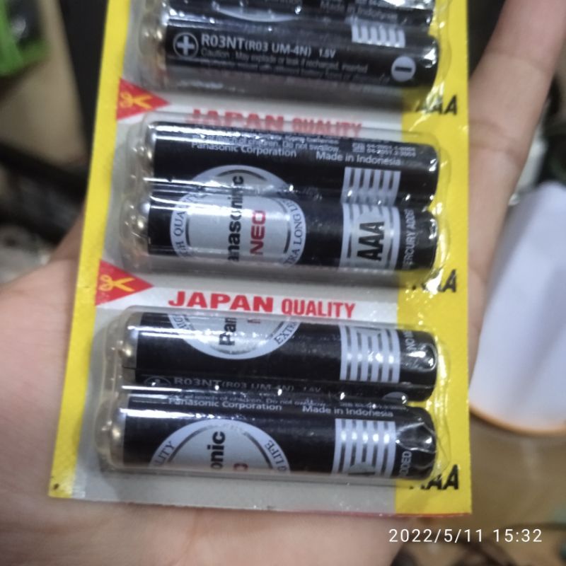 baterai remot / panasonic a3 / panasonic neo aaa / panasonic baterai a3 2p