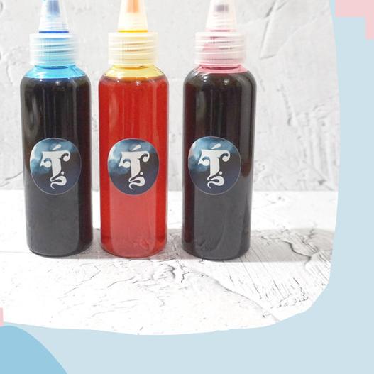 

➸ TERATURA Paket 3 Pewarna Kain dan Tekstil / Pewarna Tie Dye + 3 Botol - black ➤