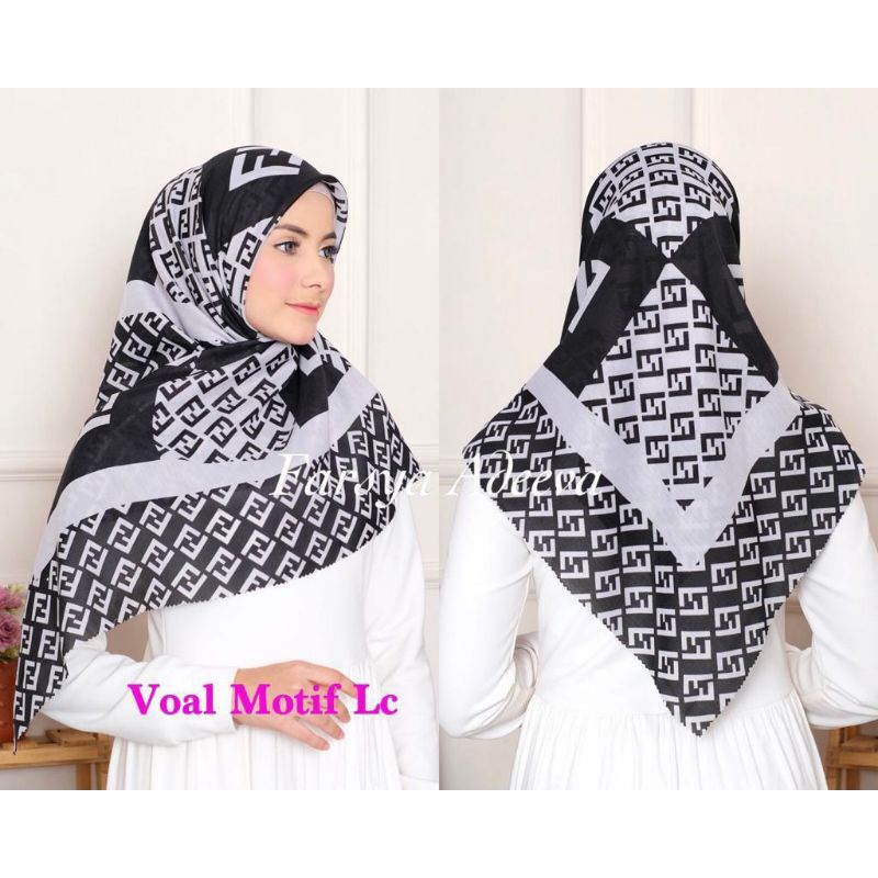 hijab koran/jilbab koran/kerudung koran/denay koran||park 1-FF hitam