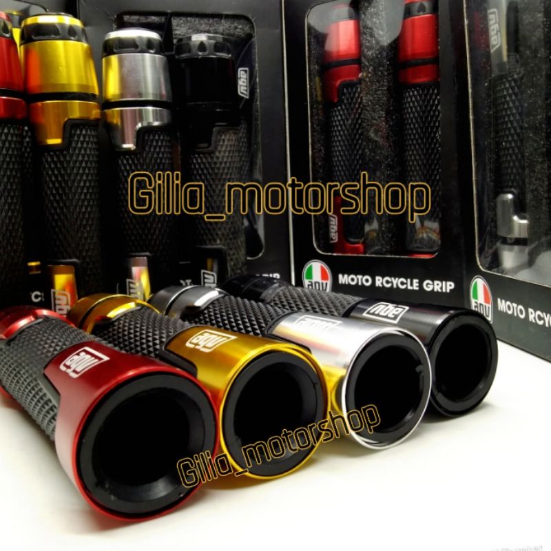 handgrip AGV Handfat Grip Agv Model Cobra 619 plus Jalu CNC Accessories Motor  Universal