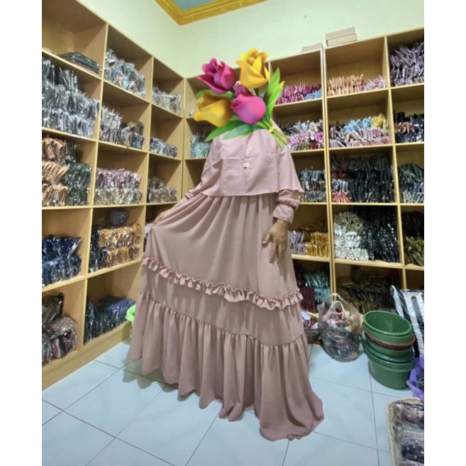 Ryvanda Dress Ceruty full Furing