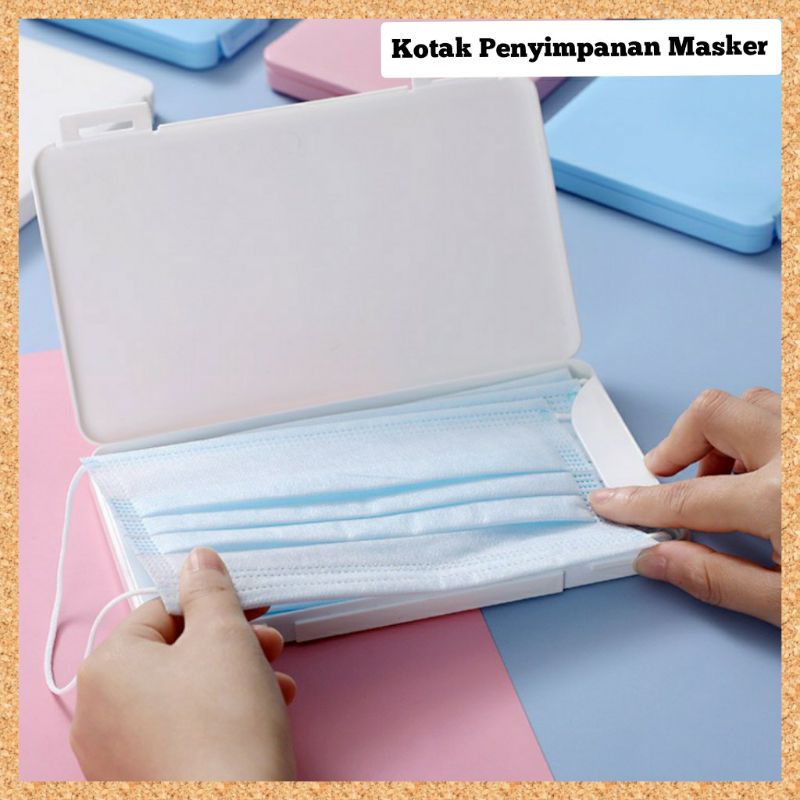 Tempat Masker Kotak Penyimpanan Masker Case Storage Anti Bakteri