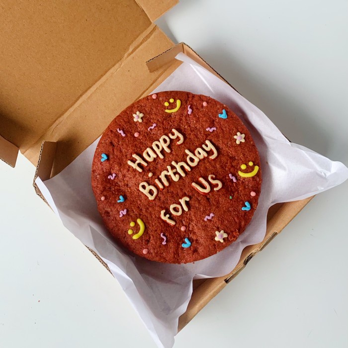 

Tr20Re Cookie Birthday Cake Giant Cookies (Baby Keik) - No Extra Toping, No Bubble Wrap Ht51G