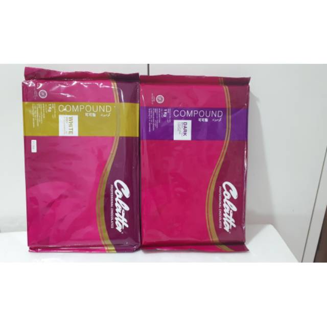 

Coklat batang putih / colatta white dan chocolate compound 1 kg